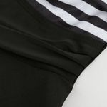 Chama Plus Size Flowy Swimdress Retro Printed Swimsuit Empire Waist Tankini Black Photo 4