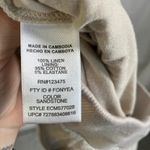 Company Ellen Tracy Linen Blend Skort Beige Drawstring Waist Lined Size S Tan Photo 8