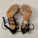 IRO  Capucin zebra-print calf hair and leather sandals Photo 5