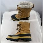 Sorel  Caribou WP Waterproof Boot in Buff Tan Black Size 6 Photo 1