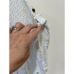 SO  lemon shirt size L white with lemon print sleeveless button down Photo 2