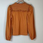 Nation Ltd  Dolly Smocked Long Sleeve‎ Blouse Size Small Photo 6