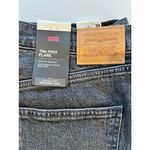Levi's NWT  70s High Flare Jeans Washed Black Premium High Rise Size 33x32 Ultra Photo 3