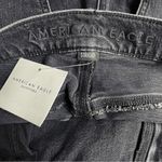 American Eagle NWT Low Rise Baggy Barrel Jeans Black Wash Size 30 | 10 Long NEW Photo 9