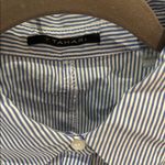 T Tahari Tahari Sleeveless Blue Striped Women's Top Photo 1