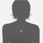 Boutique Silver 'Love You Mom' Tree Pendant Necklace Photo 1