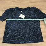 Generation Love NEW  Aleah sequin top in Navy Blue XS Photo 7