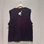 NWT Vintage Bobbie Brooks Black Embroidered Christmas Angels Sweater Vest Large Photo 1