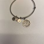 ALEX AND ANI  Silver-Tone Bangle Bracelet 2016 Initial C "C" Photo 1
