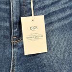 BKE Parker Universal Fit High Rise Cropped Straight Leg Dark Wash Jeans 27x28 Blue Size 27 Photo 8