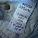 AGOLDE  Straight Leg Jeans Riley Long in Divide Blue Size 27 Photo 8