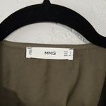 Mango MNG x Green Long Sleeve Wrap Dress Size 4 Photo 4