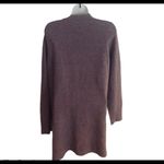 J.Crew Open-Front Cardigan Over-Size Slouchy Soft Yarn Plum M Cozy Winter Photo 1