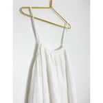 NA-KD NWT Soft Cotton Tie Back Midi Dress Size XL Ivory Gauzy Oversize Lagenlook Photo 7