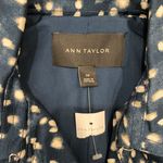 Ann Taylor Spotted Modern Trench Coat in Midnight Spruce Photo 6