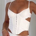 White Fox Boutique White Fox Cut Out Corset Tank Top Photo 0