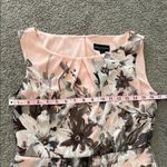 Connected Apparel  Light Pink Floral Mini Dress | Size 8 Photo 7