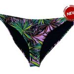 Kendall + Kylie Pink & Green Tropical Bikini Bottom Swimsuit Women Sz 8 NWT | 10-5 Photo 0