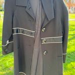 Bebe Knit Sleeve Trench Coat Photo 0