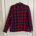 LL Bean Flannel Shacket Women’s Medium plaid Photo 0