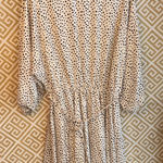 Pink Lily  Black and White Polka Dot Midi Dress Photo 0