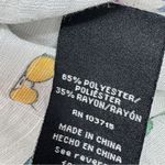 Zac & Rachel Sunglasses Button Up Shirt Blouse White Multi Small Long Sleeve Photo 9