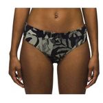 prAna  Summer Wave Swimsuit Bottom In Seaside - Women's Size Small Green/black Photo 0