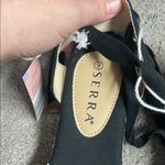 Seychelles Serra Black and Tan Espadrille Tie Up Wedges Size 9 NWT Photo 2