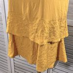 Alya  Cami Top Tiered Embroidered Golden Yellow-Small Photo 1