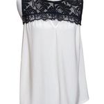 Luxology  White and Black Lace Blouse Small Photo 0
