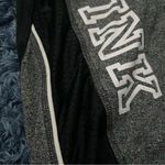 PINK - Victoria's Secret PINK Victoria Secret VS activewear yoga leggings mesh sides in dark grey size L Photo 4