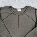 Cloud Chaser Sweater Dress Womens 2X Brown Olive Seamed A-line Pull On Midi Photo 5