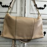 G.I.L.I Got it Love It Cream Pebbled Leather Convertible Handbag Crossbody Photo 14