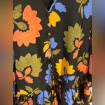 J.MARIE Avery V Neck Dress Black Colorful Florals Size XS Excellent Condition Photo 6