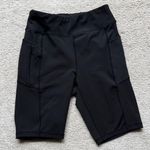 Adrienne Vittadini  Sport Black Bike Shorts Size Medium Photo 0