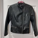 Halogen Quilted Faux Leather Moto Jacket Size XSmall Petite Photo 0
