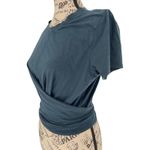 Lululemon  Time To Restore Short Sleeve Top Nocturnal Teal Women's 6 EUC Photo 3