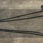 Steve Madden dark silver pink gemstone pendant necklace Photo 2