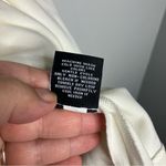 Victoria Beckham for Target‎ ivory & black scalloped sleeve blouse womens large Photo 8