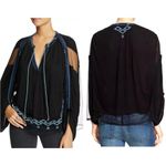 Free People  Eden Embroidered Top XS Photo 1