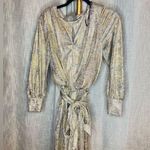 Vince Camuto  metallic jumpsuit, NWT size 6 Photo 9