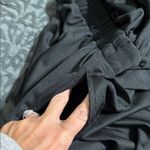 Halara  women’s medium short sleeve wide leg flowy waffle jumpsuit with pockets Photo 10