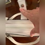 Guess Vintage Y2K White Shoulder Bag with Silver Details Satchel PU Photo 11