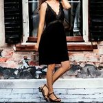 POL  Lace‎ Trimmed Dress Photo 2