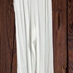 Good American White Plisse Georgette Wide Leg Pleated Pants 3/4 (US L/Xl) NWT Photo 8