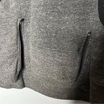 Alo Yoga  Gray Athletic Hoodie Mesh Stripe Athleisure Workout Sweatshirt Size M Photo 4