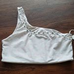 Mikoh NWT  Pink White Chic Feminine Floral Tropical Bikini Swim Set Size XL/L Photo 2