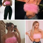 Pink Feather Top Photo 1