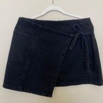 BDG Black Denim Mini Skirt Photo 0