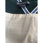 Melly M Women's Skirt Size 12 Green Blue White Geometric Diamond Pattern Photo 5
